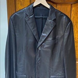 Ferrragmo leather jacket